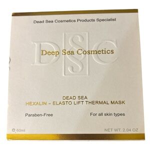 DEEP SEA COSMETICS HEXALIN ELASTO LIFT THERMAL MASK-2.04 fl oz /60 ml-NEW-SEALED